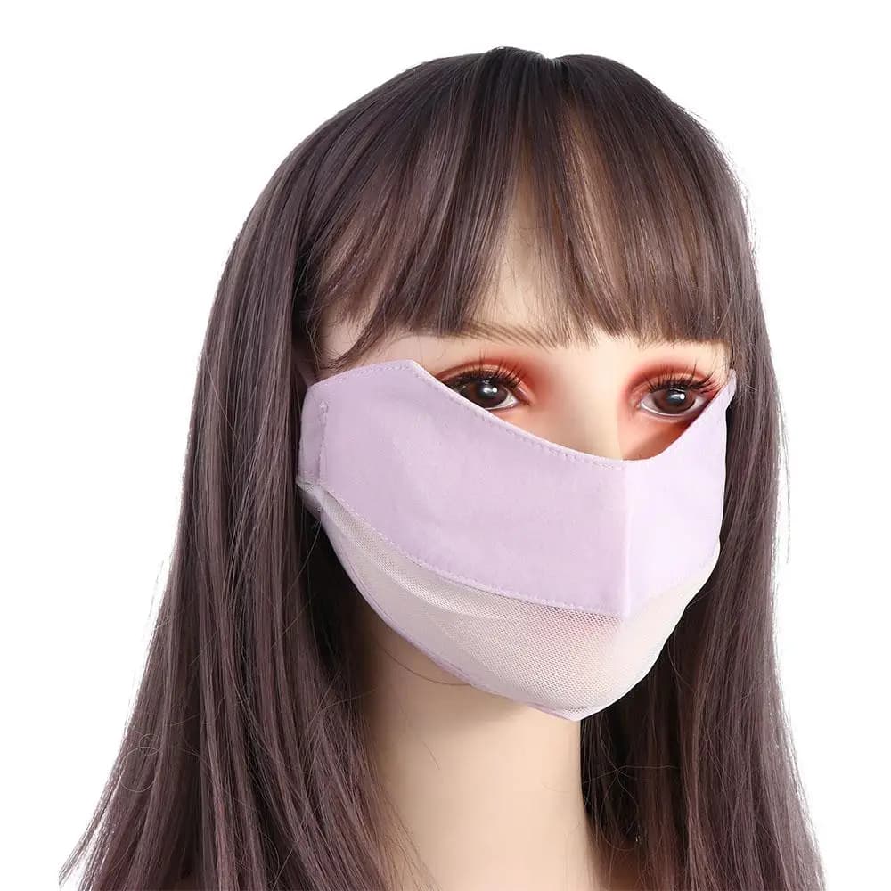 Sciarpa in Seta per Esterni, Protezione Solare UV per Uomo e Donna, Sciarpa Viso in Seta Ghiaccio, Velo Protettivo Solare Anti-UV, Copertura Viso, Sciarpe Viso