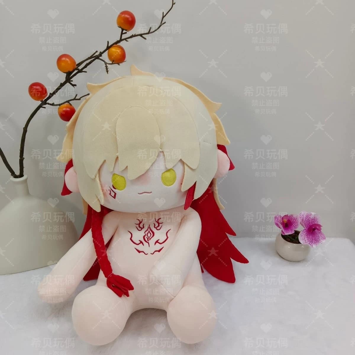 Gioco Honkai: Star Rail Phainon Doll Bel ragazzo seduto postura peluche vestire cuscino Doujin regalo cosplay 40 cm