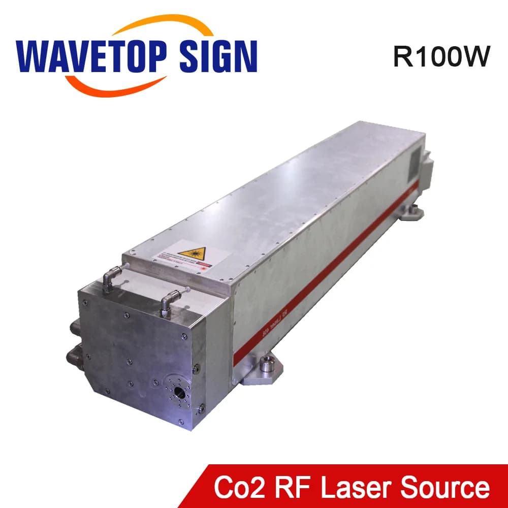 WaveTopSign Co2 RF Laser Source R100W R200W R300W for Co2 Laser Cutting Marking and Engraving Non-metallic Materials.