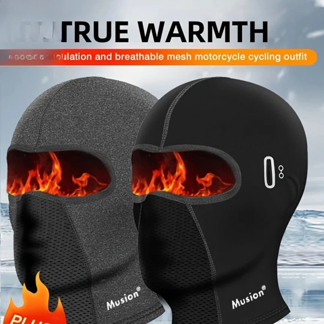 Motorcycle Balaclava Full Face Mask Motocross Helmet Windproof Sun Resistant Elastic Band Glasses Convenient All Year Round