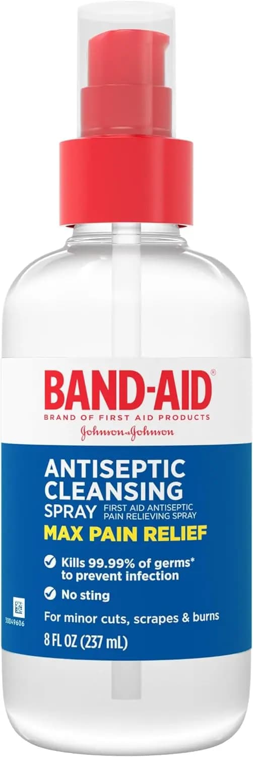 Spray detergente antisettico, Pramoxina HCl, 8 fl. oz. Oz - Allevia il dolore, uccide i germi