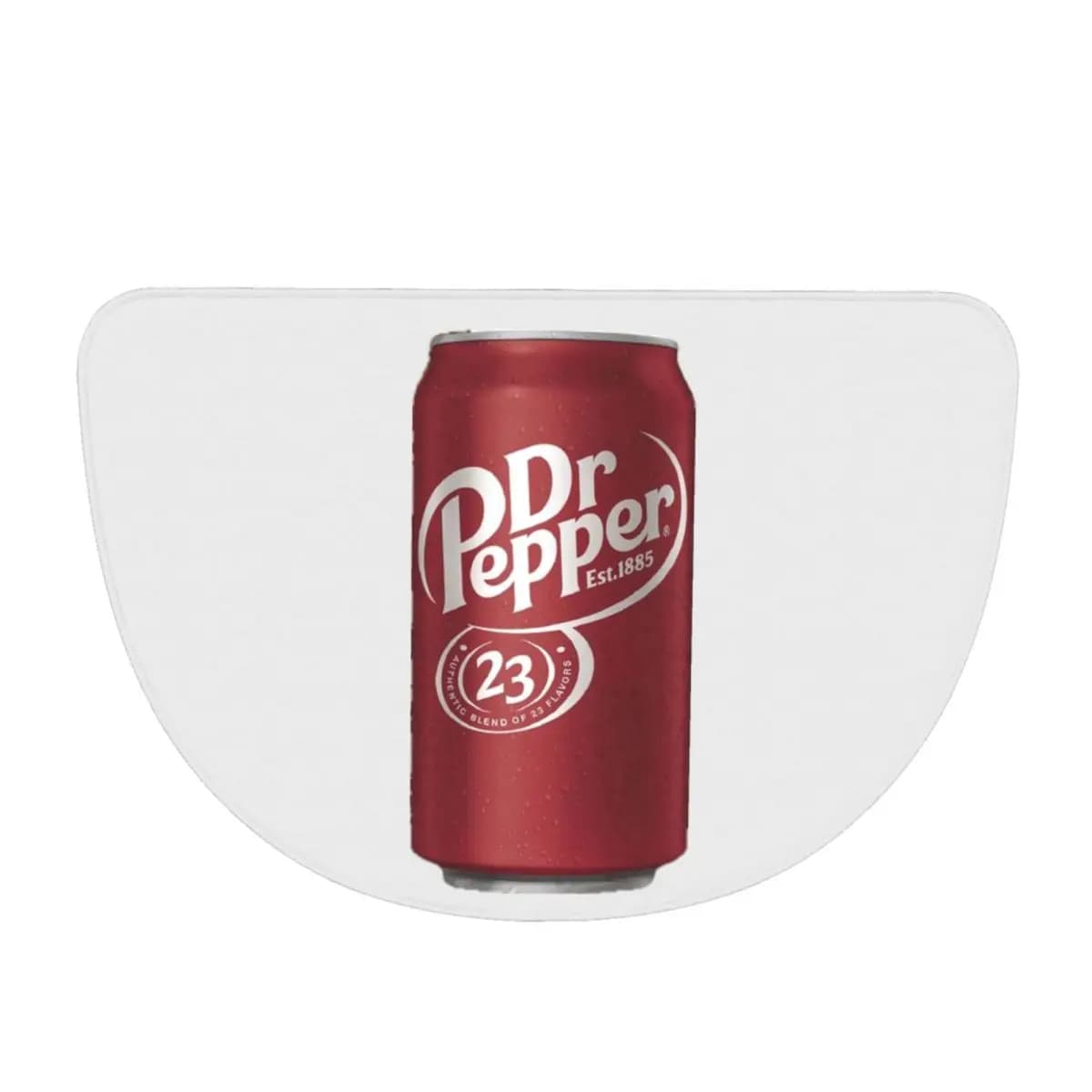 Dr Pepper Soft Flannel Half Round Doormat Non Slip Bathroom Mat Absorbent Floor Carpet for Home Bedroom