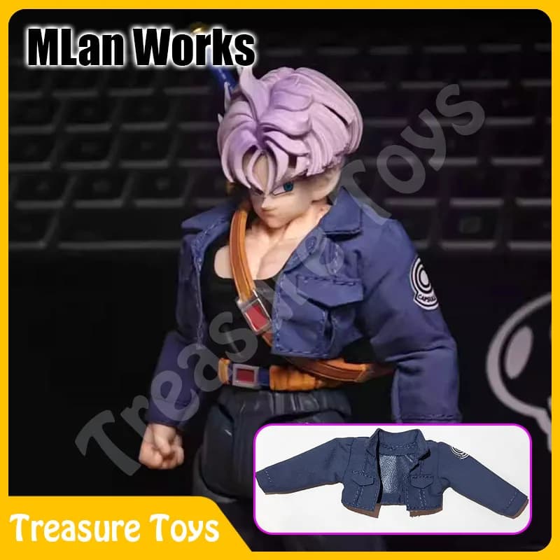 In Magazzino MLan Works Trunks Giacca Set Dragon Ball Adatto Tonsen Arttoys Super Saiyan Trunks Anime Action Figures Regali Giocattoli