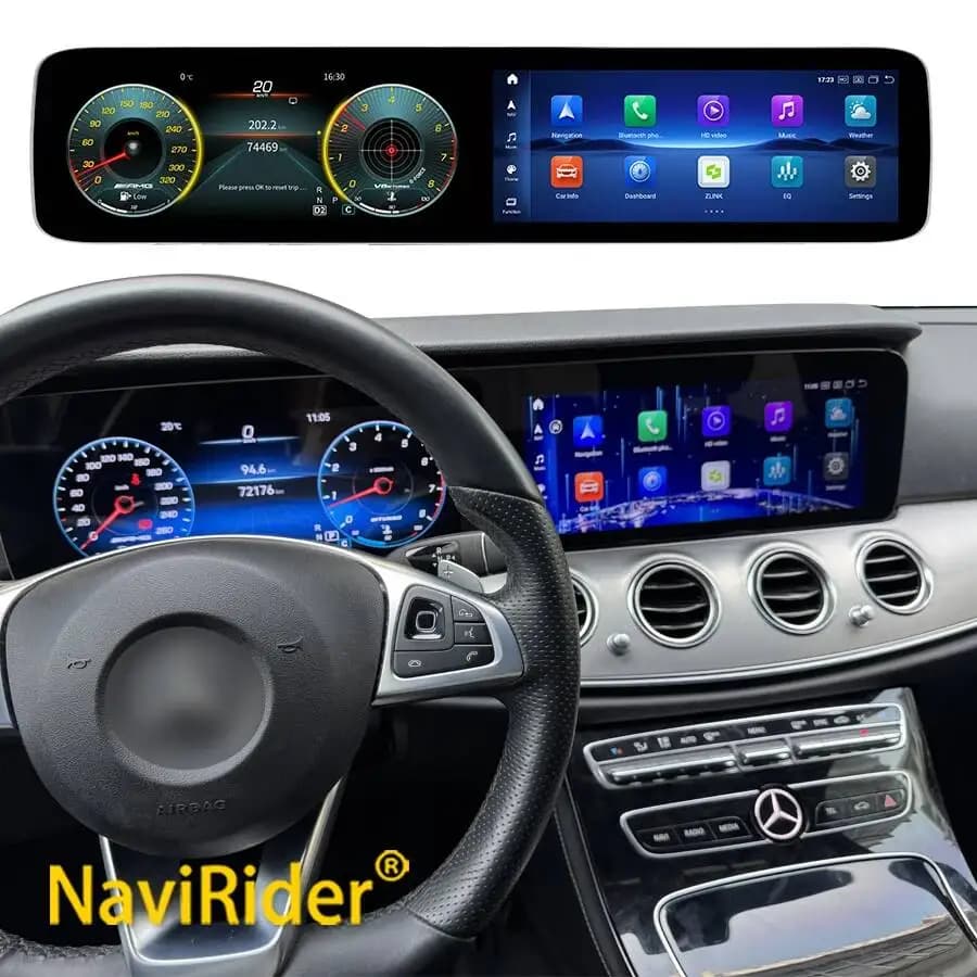 Autoradio stereo N Qualcomm 685 LHD RHD per Mercedes Benz W213 2016-2019, lettore multimediale video, Carplay, navigatore auto.