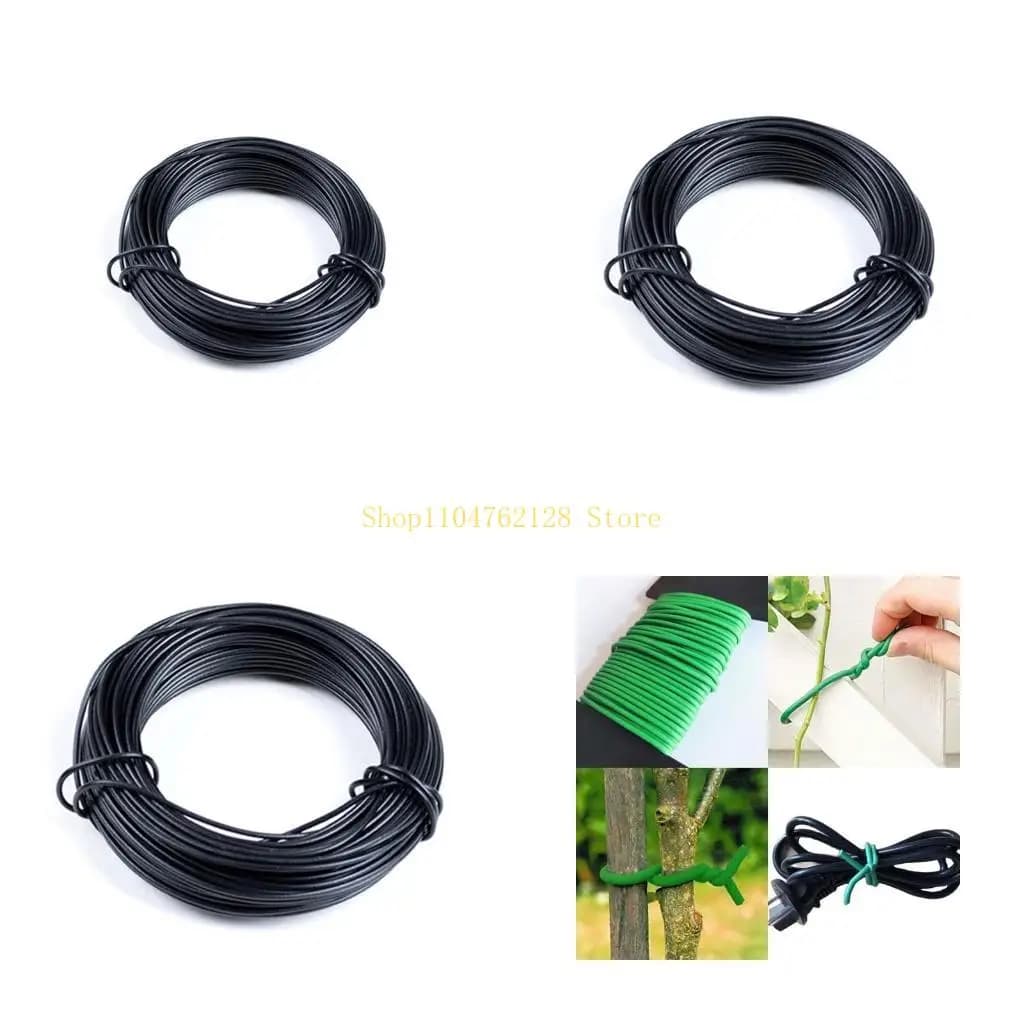 Fascette fermacavi in ​​metallo per piante da giardino, patio, fissaggio cavi, forniture per giardinaggio, migliore vendita