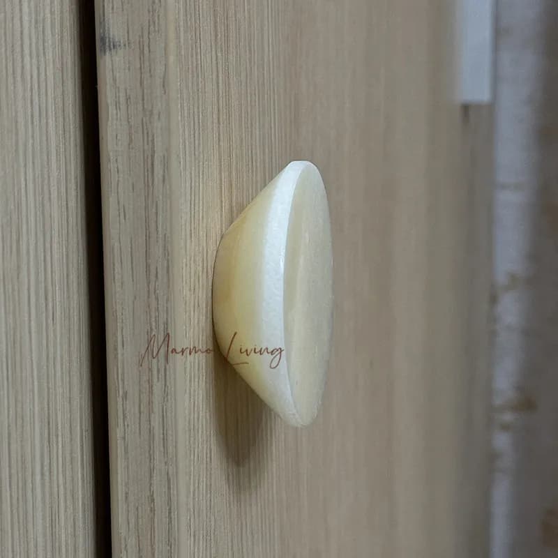 Maniglie per Cassetti in Marmo Stile Moderno Minimalista, Maniglie per Armadi in Stile Francese, Tiranti di Lusso per Mobili