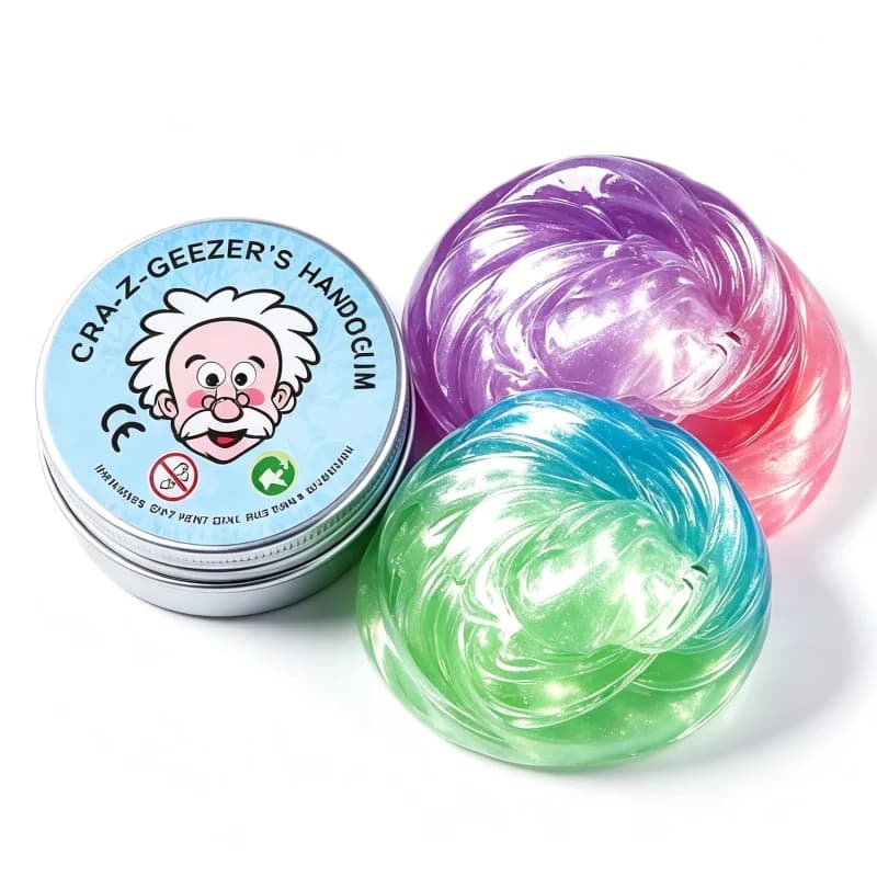 Multiple Series Liquid Crystal Bouncy Slime Toy Kid Safe Mud Stress Relief Color Clay Shape Handmade DIY Handgum Playdough Gifts