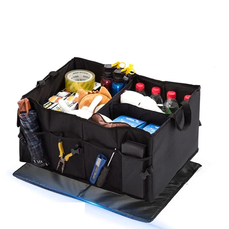 Scatola portaoggetti per auto, pieghevole, grande, per campeggio, multifunzionale, pieghevole, per organizzare gli oggetti.