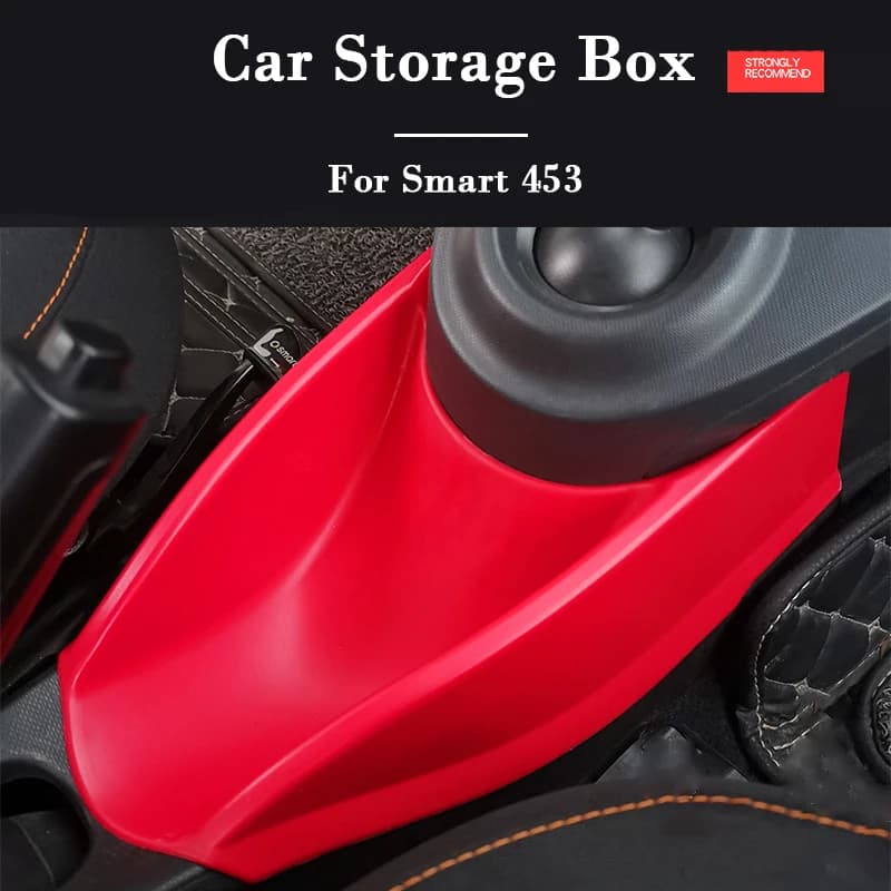 Per Smart 453 fortwo forfour Car cover accessorio bracciolo Center Storage Box Container Glove Organizer Case accessori per auto