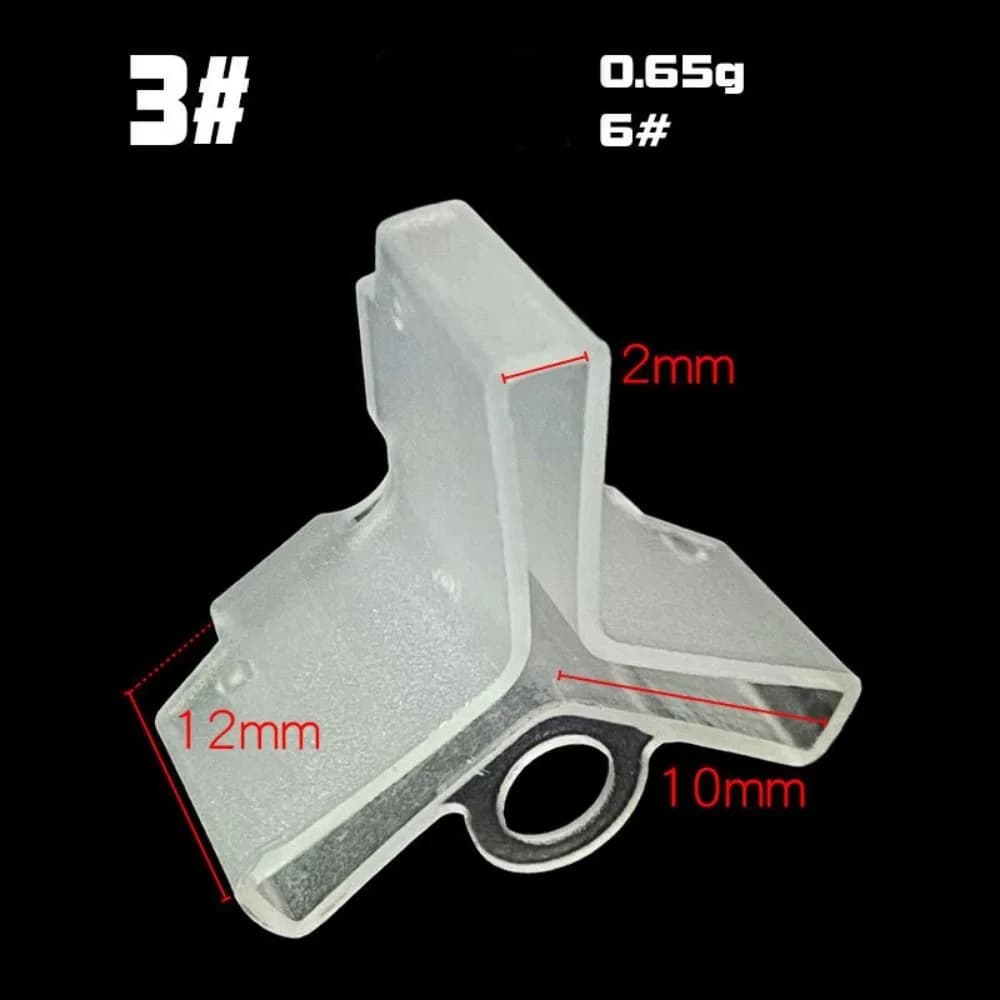 50PCS Fishing Lures Holders Treble Hook Protector Bonnets Sheath Cover Triple Hooks Covers Caps Plastic Durable