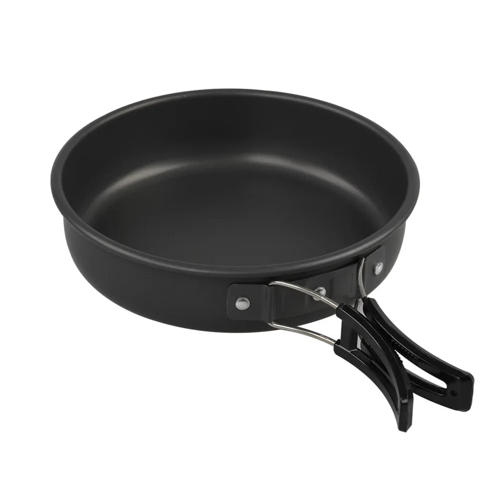 Camping Alloy Cooking Pan 18cm 20cm 22cm Non-Stick Fry Pan