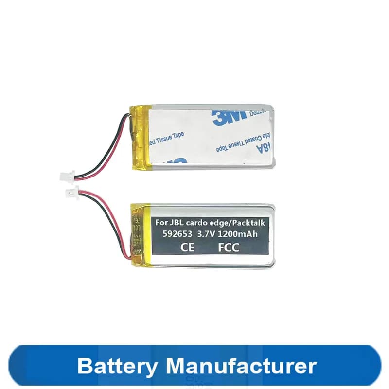 The original replaces the 1200 mAh 592653 battery for JBL Cardo edge / Packtalk Bold