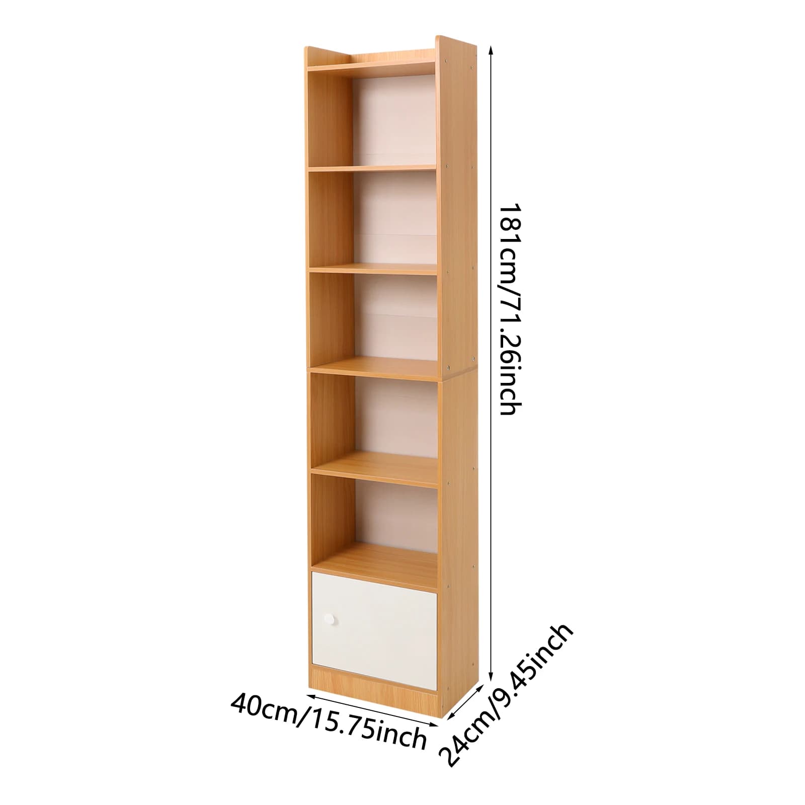Scaffale portaoggetti a 6 livelli per camere da letto, scaffale ad angolo stretto, armadietto portaoggetti autoportante per giocattoli, snack, asciugamani, fazzoletti, calzini