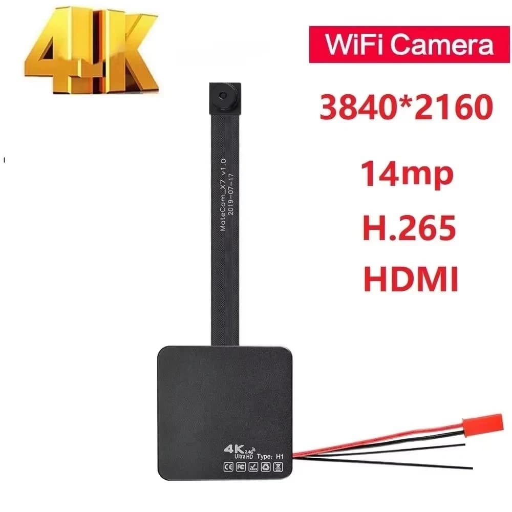 Metal Cover Case X9 Mini Camera 4K 60FPS IMX258 Small WiFi Webcam USB Security AP Mode Subminiature Vigilancia Cameras Module