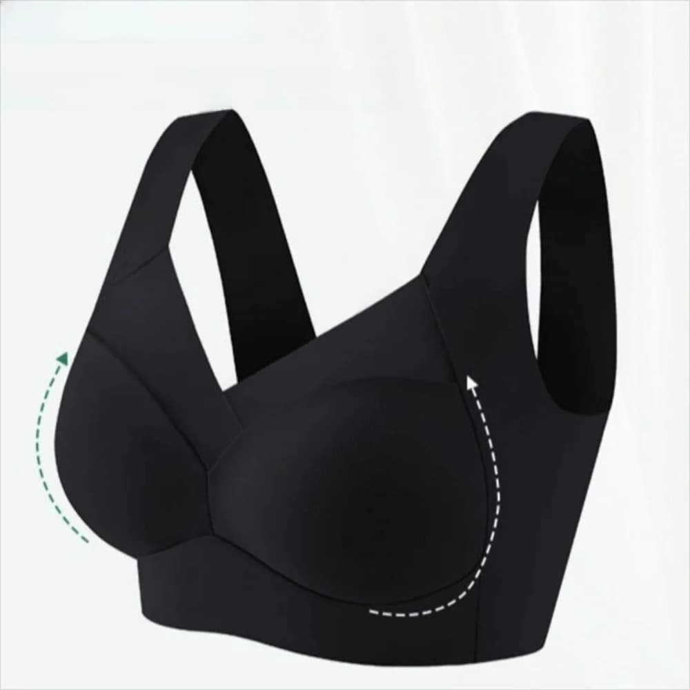 Sports Support Bra Ice Silk Seamless Bra Breathable Lingerie Ladies' Underwear Push Up Invisible Wireless Bra Fitness