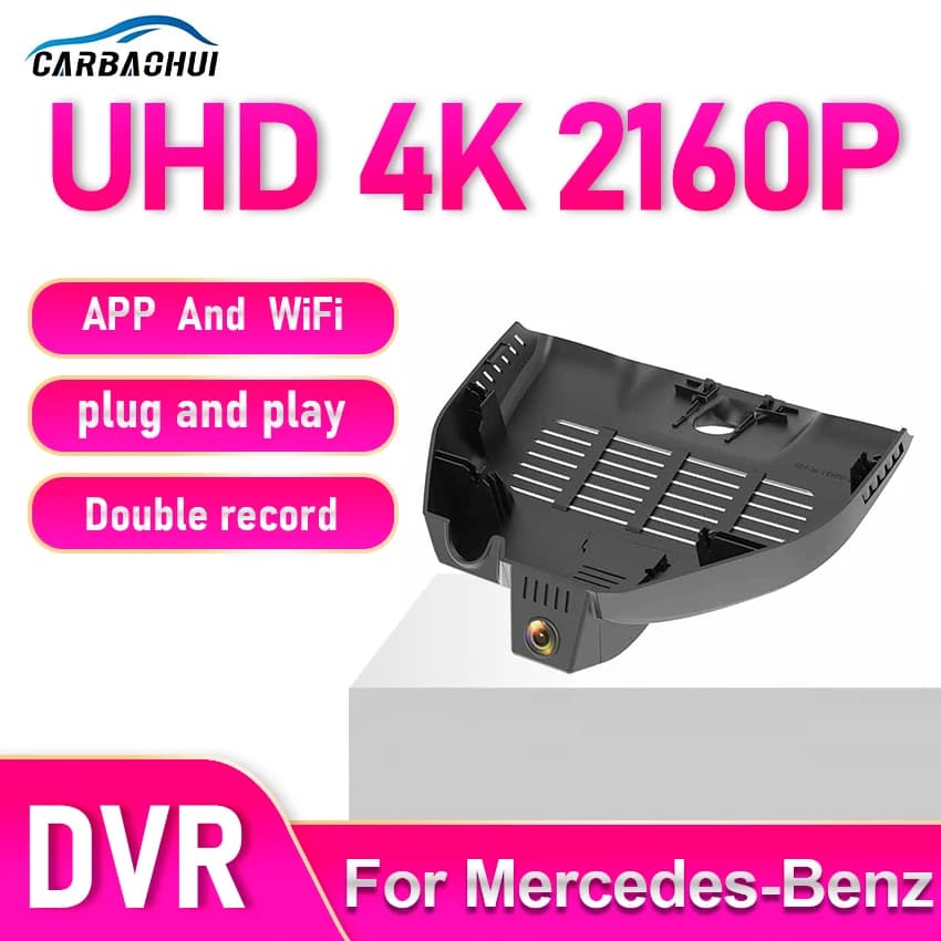 4K 2160P Car DVR Dash Cam Rear View For Mercedes-Benz GLC AMG 400d 43 GLC 300 de 4matic GLC400d GLC300e Hybrid 2020 2021 Dashcam