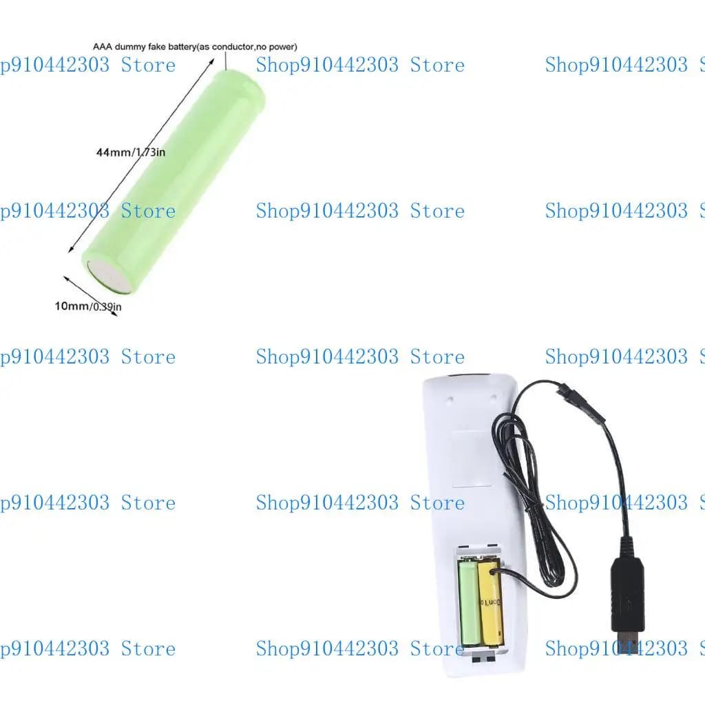 L4MD AAA USB/Type C Alimentazione Sostituire batterie AAA da 1-4pcs1.5V