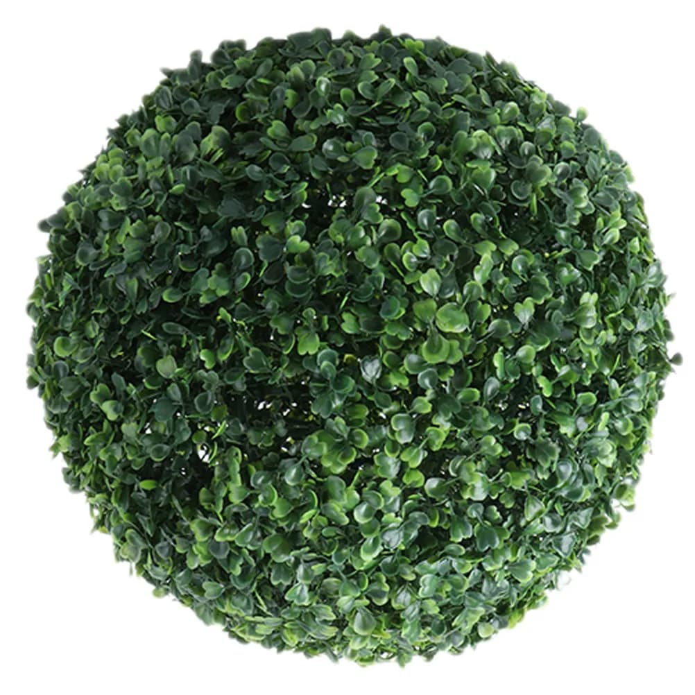 Palla di Erba Artificiale Realistica, Decorazione Pendente Verde Finto, Pianta Simulata per Soffitto Interno ed Esterno