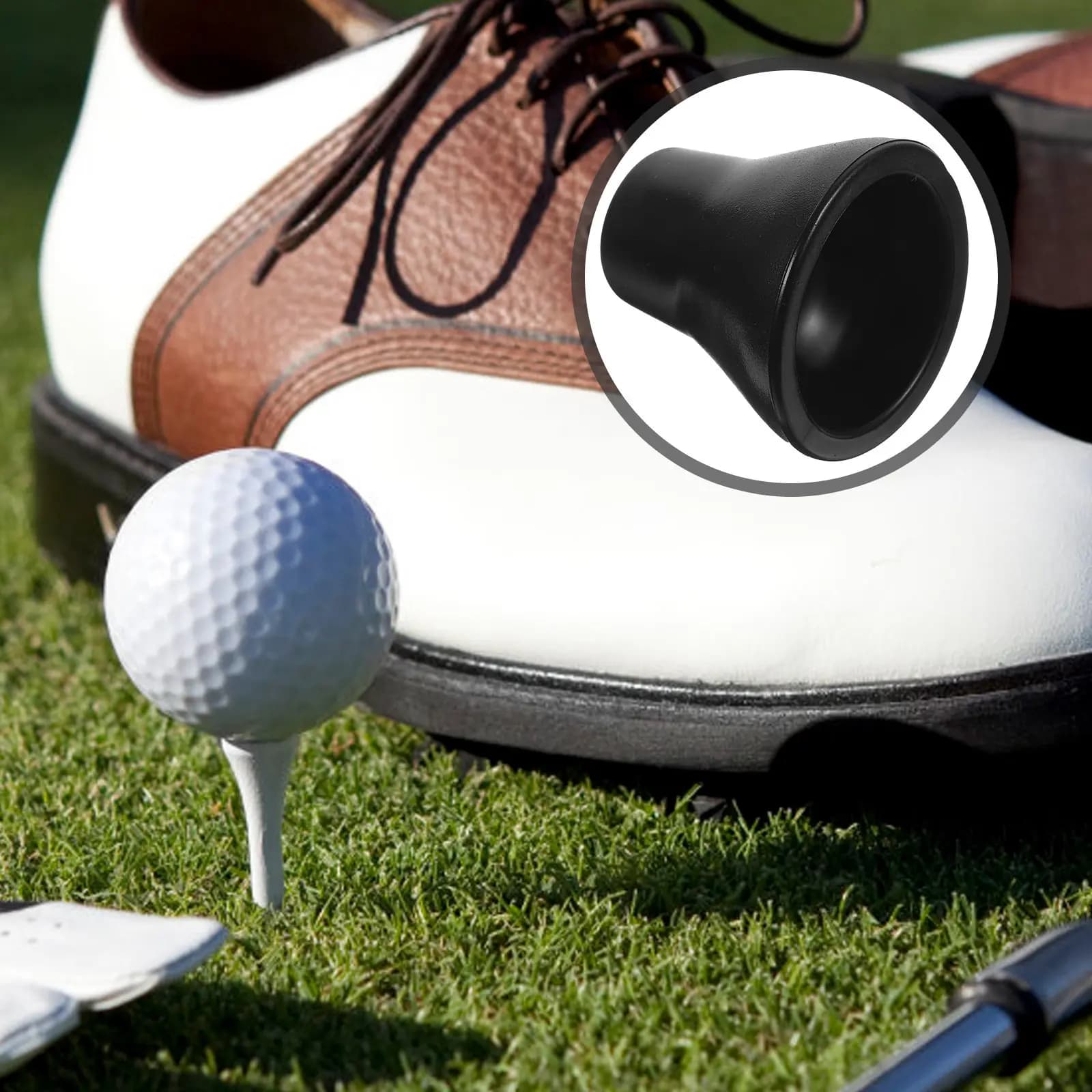 Set di 6 Raccogli Palline da Golf in Gomma con Ventosa, Strumento Professionale per Principianti e Anziani