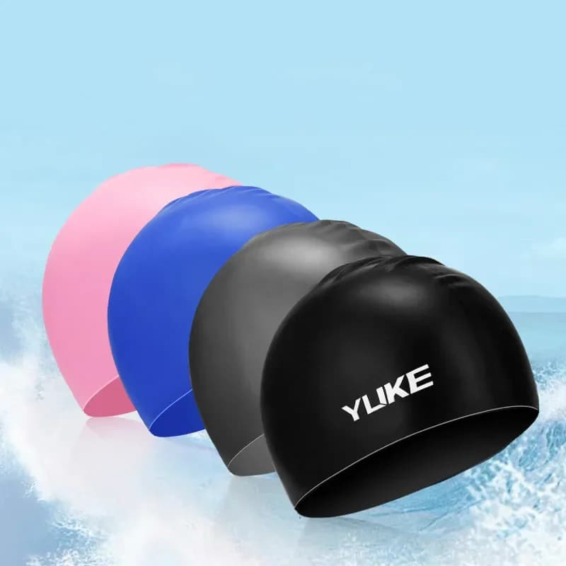 YUKE Professional Silica Gel Swimwear Waterproof Ear Protection Adult Men Women Long Hair Bathroom Hat Ear Cover Pool For Bone