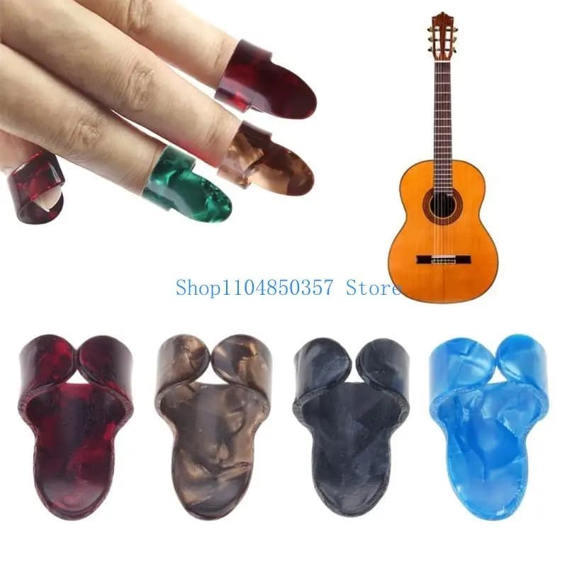 652F 4 Pz Plettri per Pollice per Chitarra Plettro per Mandolino Banjo Plettri per Pollice