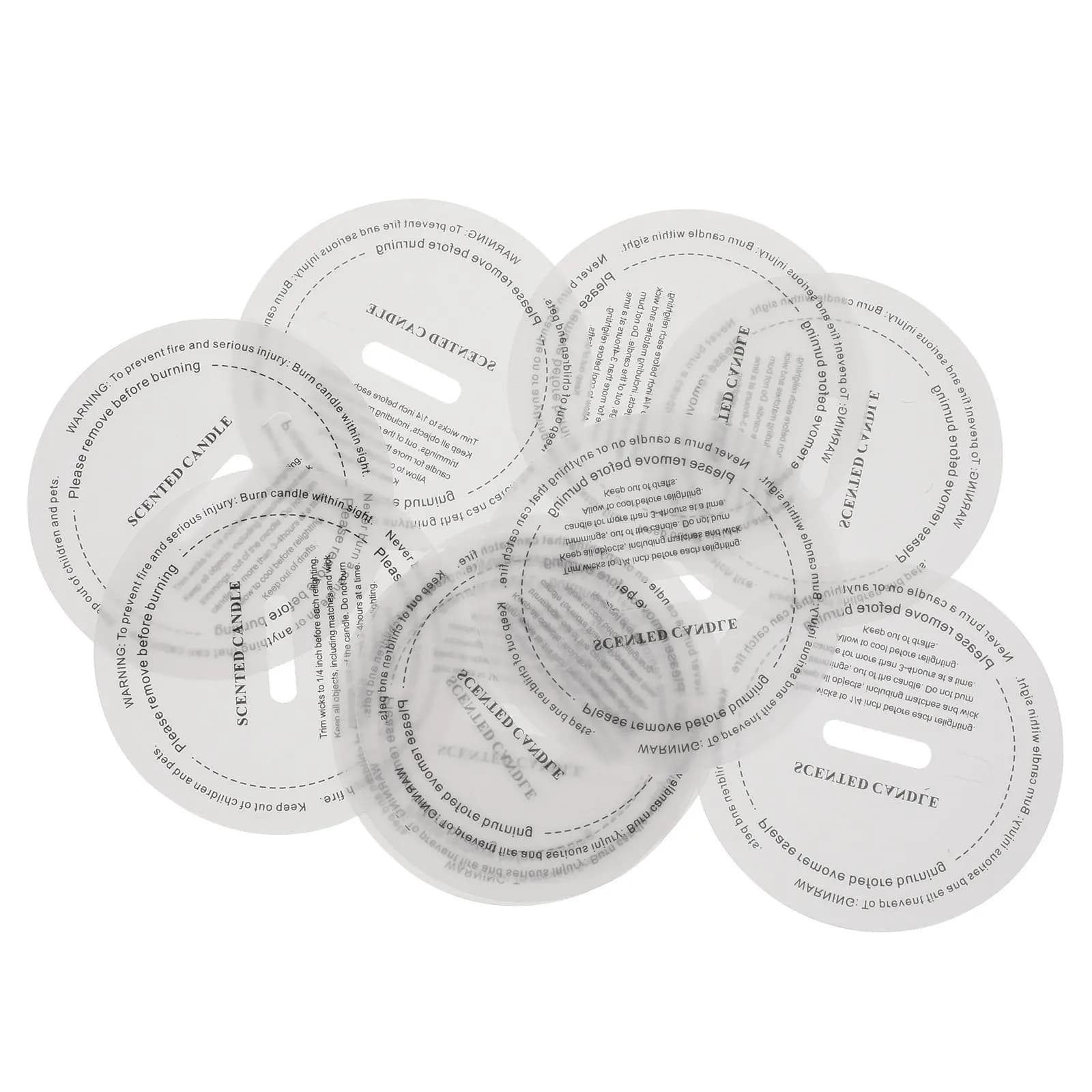 10 Pezzi Etichette Adesive Profumate Fai-da-Te per Decorazione di Tazze, Candele e Regali