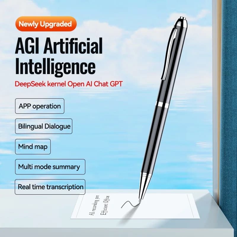 Registratore Vocale AI Q90A con Trascrizione Intelligente ChatGPT, Traduzione, Controllo tramite APP, Registratore Portatile