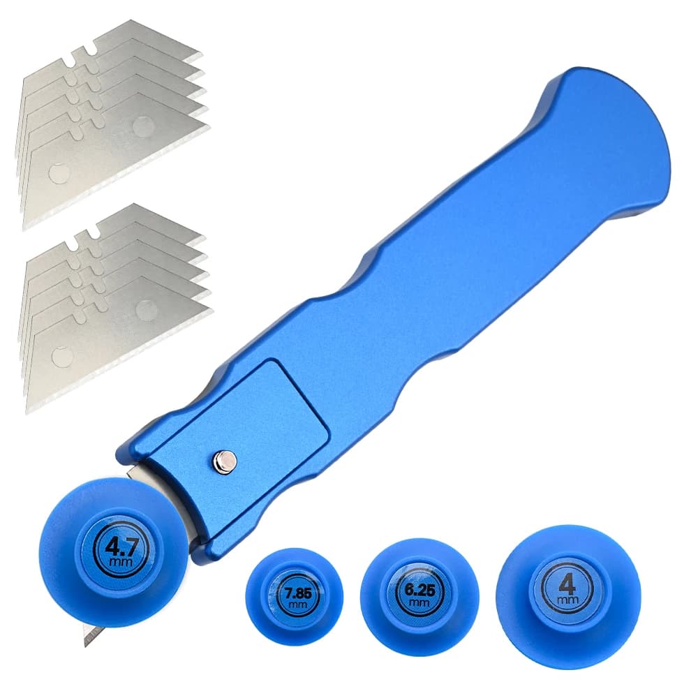EHDIS Applicazione per pellicole Set di coltelli guidati a rullo Rullo per taglierina per avvolgimento in vinile per auto Utensile da taglio per bordi per pannelli automatici con lame sostituibili