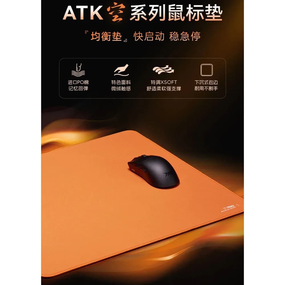 Tappetino per mouse Hot ATK Kong Xsoft Esports per tastiera meccanica 60%-80%, antiscivolo, per desktop, accessori da gioco, PORON CSGO, per videogiochi