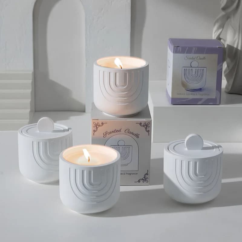 Profumi di candele Candele profumate Diffusore di fragranze d'aria romantiche Casa fresca Aromaterapia duratura Regalo compagno Aromatizador