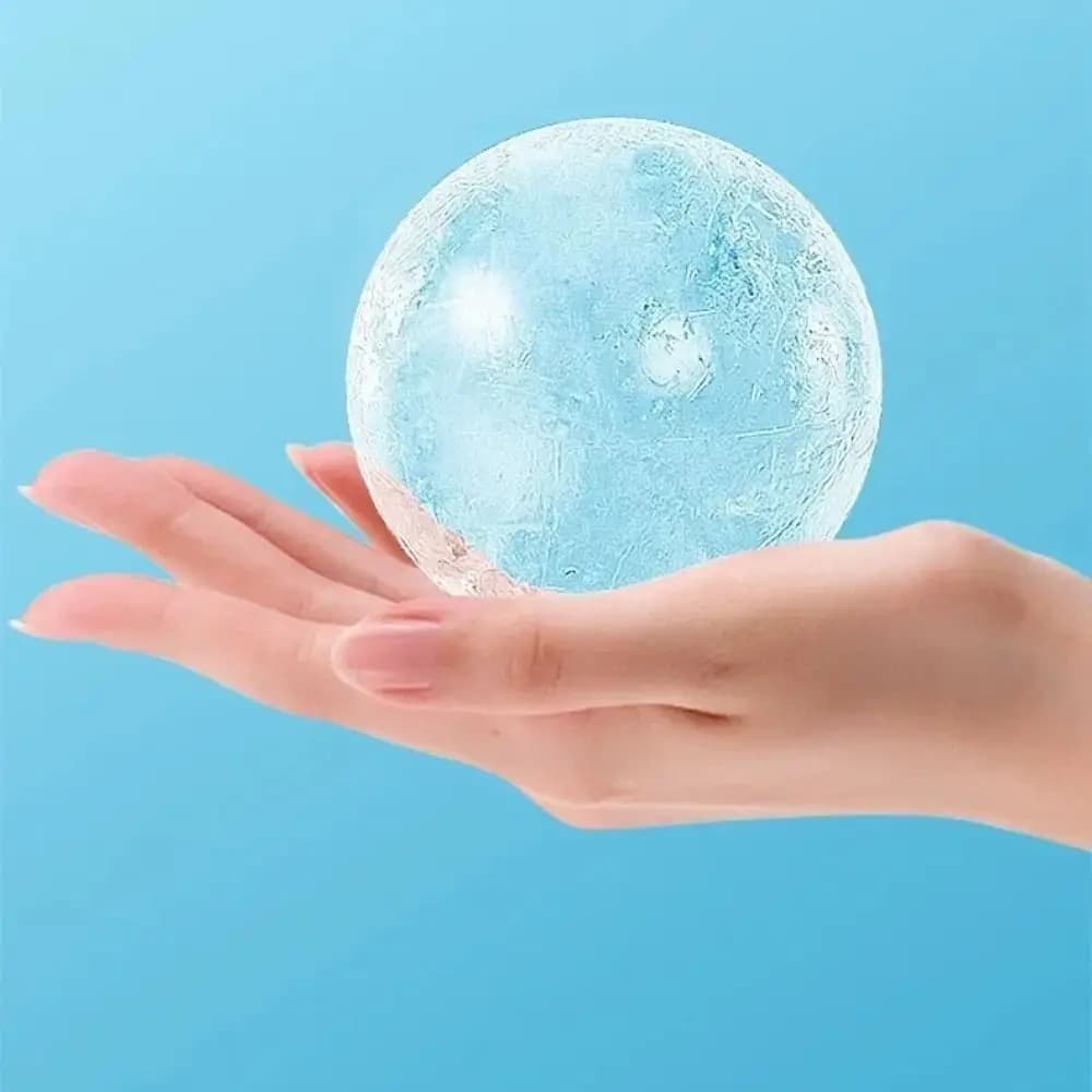5PCS Grande Stampo per palline di ghiaccio in silicone Sfera di ghiaccio rotonda Macchina per ghiaccio morbido Riutilizzabile Facile sformatura Macchina per cubetti di ghiaccio per whisky