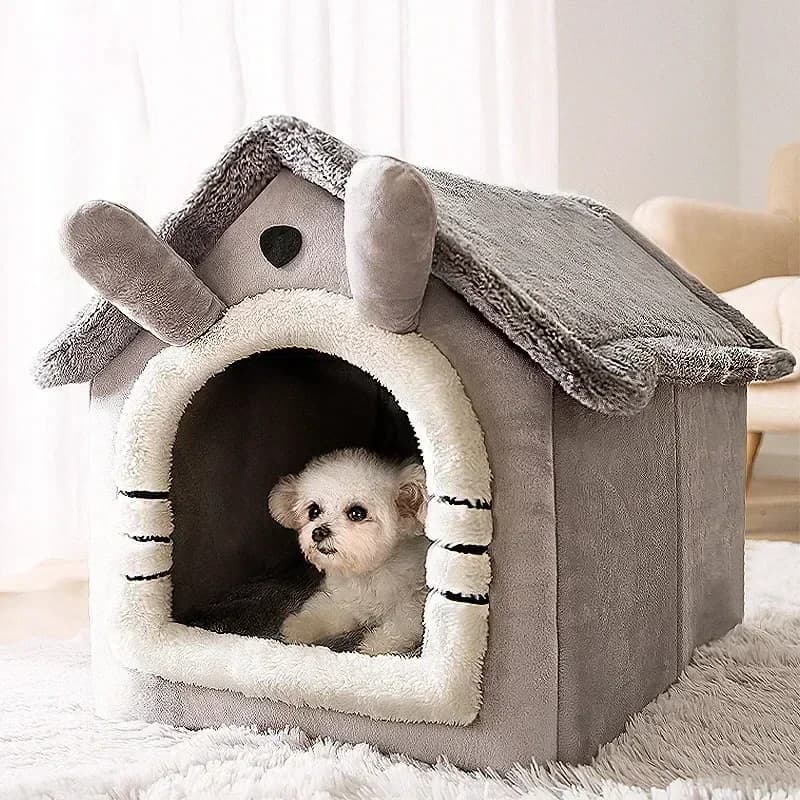 Cucce pieghevoli per cani e gatti di piccola e media taglia, materassi, prodotti per animali domestici, cestini per cuccioli, cuccette invernali