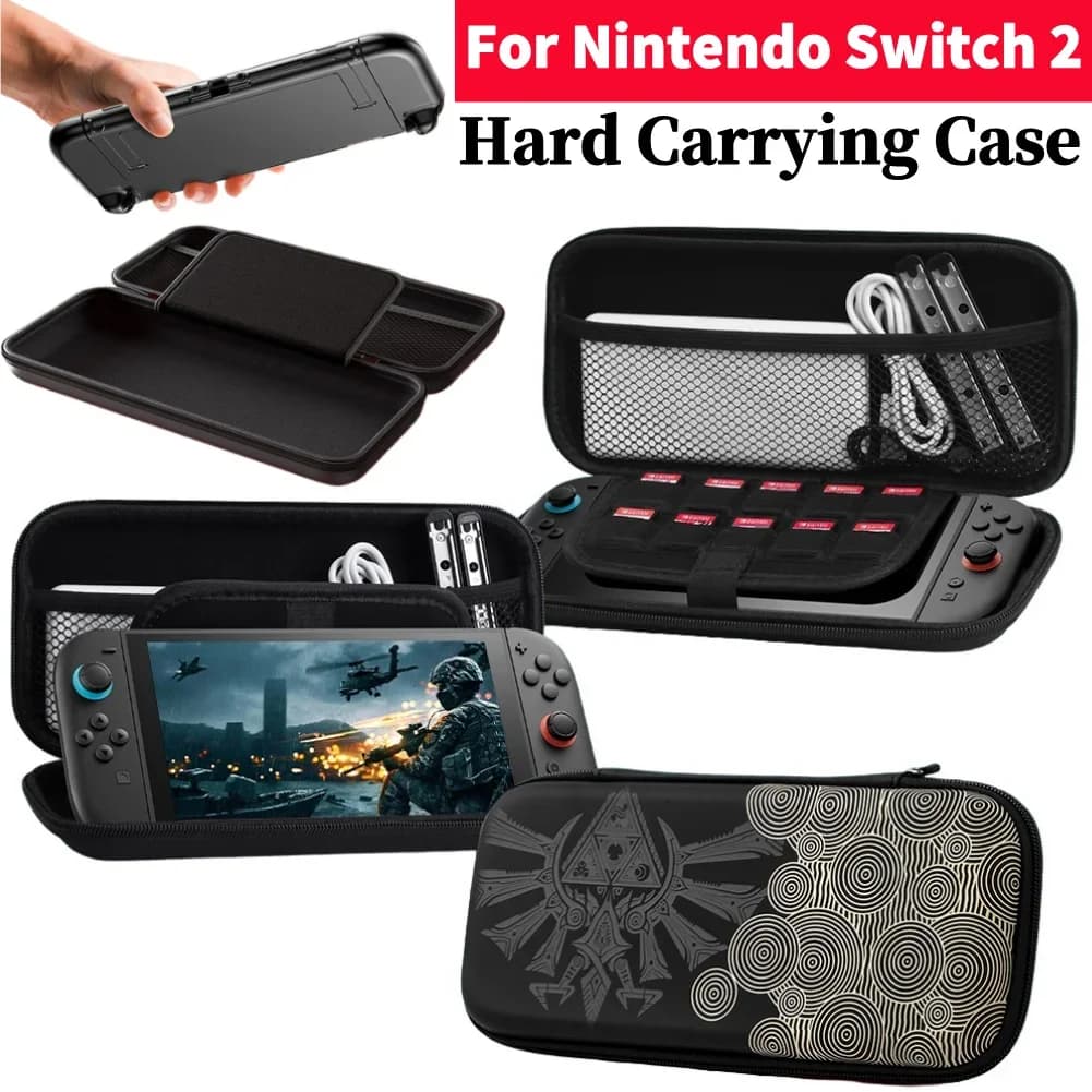Custodia protettiva da trasporto per Nintendo Switch 2 Custodia protettiva antigraffio Borsa da viaggio per console Switch 2 Joy-Con