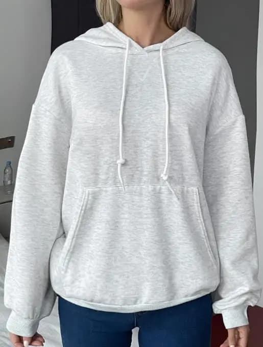 Autumn Y2K Hot Girl Solid Color Long Sleeve Jacket Hoodie Women's Loose Simple Strap Pocket Long Sleeve Hoodie T-Shirt Top
