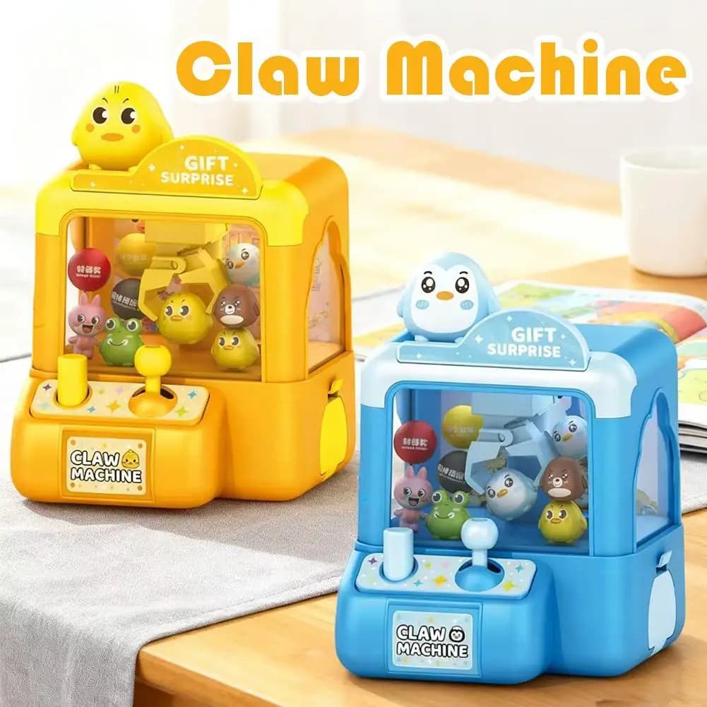 Claw Machine Home Mini Toy, Compact Tabletop Arcade‑Style Grabber Game Easy‑Operate Joystick, Parent‑Child Interactive Gift