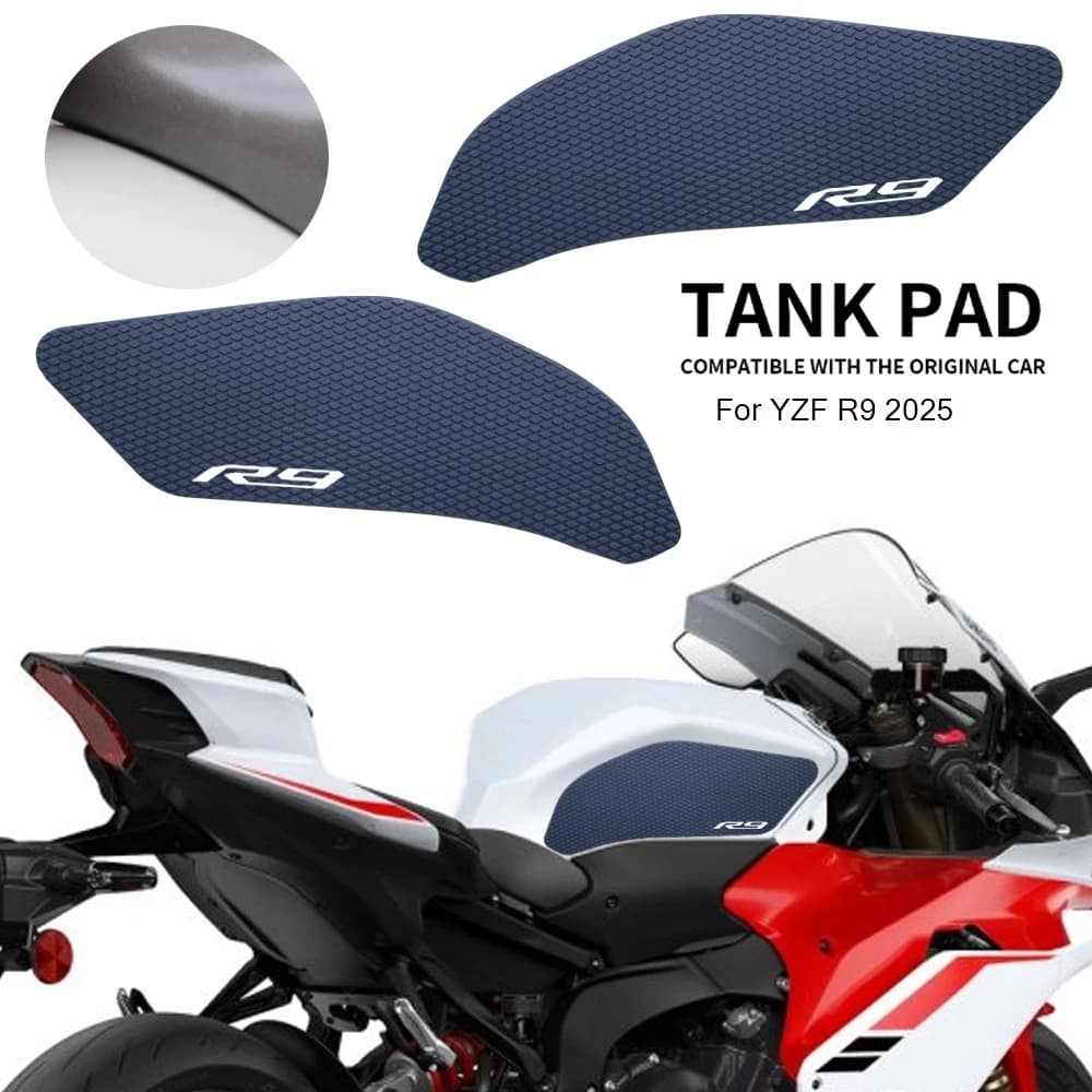 2025 Nuovo YZF R9 Accessori Moto Rilievo del Carro Armato Della Protezione Della Decalcomania Gas Ginocchio Grip Per YZF-R9 YZFR9