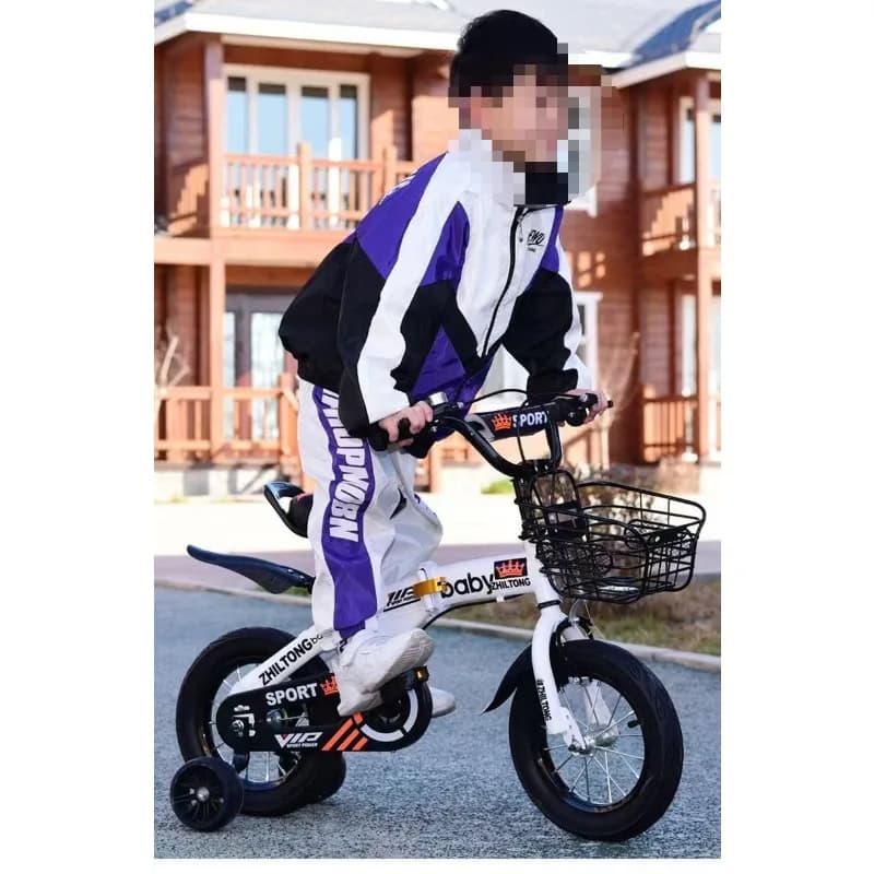 Anti-rollover stable entry with auxiliary wheels bicycle, outdoor sports folding bicycle