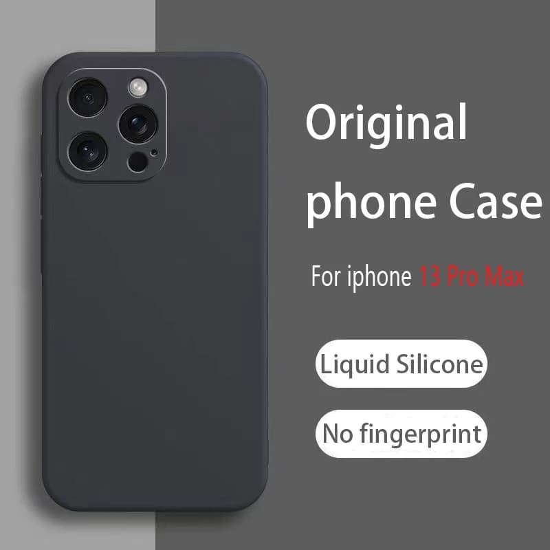 For iphone 13 Pro Max Liquid Silicone Phone Case for apple iphone13 ProMax Fashion Shockproof Cover 13ProMax Case