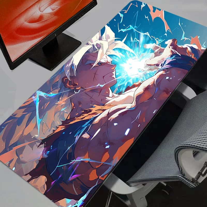 Tappetino per mouse Dragon Ball Z DBZ Anime Carpe Large PC Gamer Computer Mausepad Varmilo Tappetino per tastiera Accessori da gioco Tappetino da scrivania