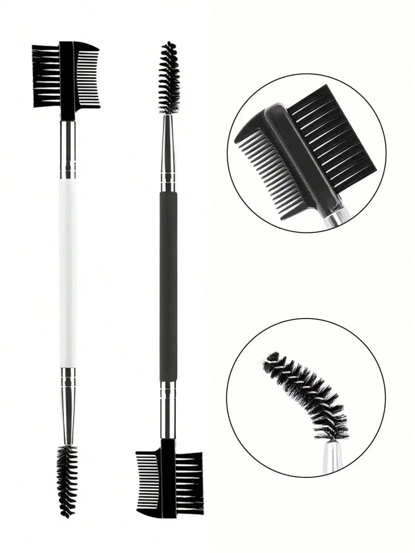 Set di 300 Spazzolini Monouso per Mascara e Labbra, con Manico a Forma di Bastoncino in Cotone, per Sopracciglia, Extension Ciglia, Tatuaggi e Applicazione Rossetto (Viola)