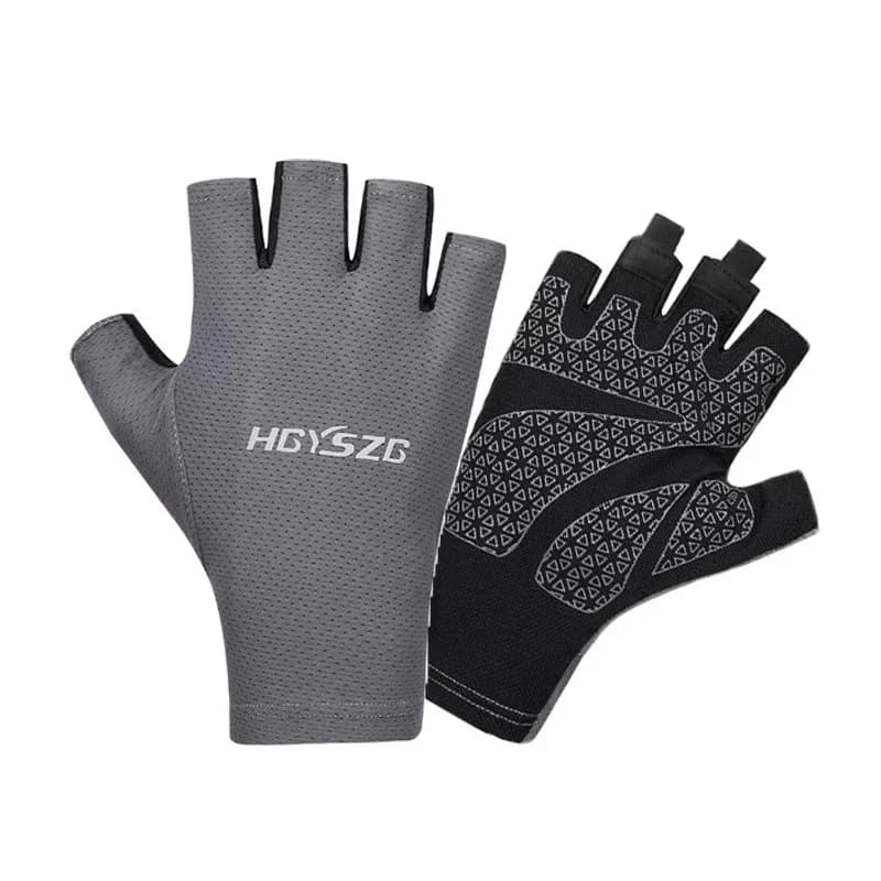 Guanti da allenamento a mezze dita per uomo e donna, guanti fitness antiscivolo e resistenti all'usura per ciclismo, sollevamento pesi, cross training, G