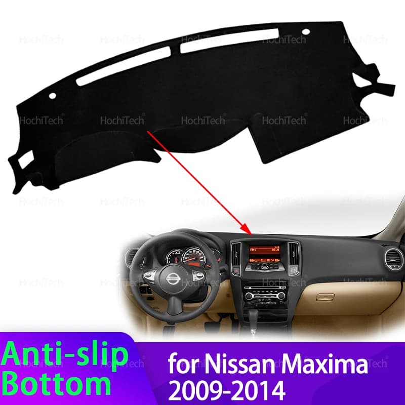 Auto Cruscotto Copertura Cruscotto Zerbino Tappeto Pad per Nissan Maxima 2009-2014 Protezione Parasole Mantello Tappeto Accessori