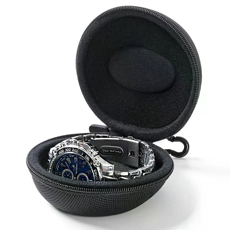 Custodia da viaggio portatile per orologio singolo, resistente agli urti, per orologi da polso e smartwatch