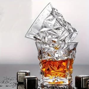 2 pezzi, bicchieri in vetro cristallo stile europeo, bicchieri da whisky, bicchieri da vino, bicchieri da liquore, bicchieri da birra per bar KTV, bicchieri da birra per casa