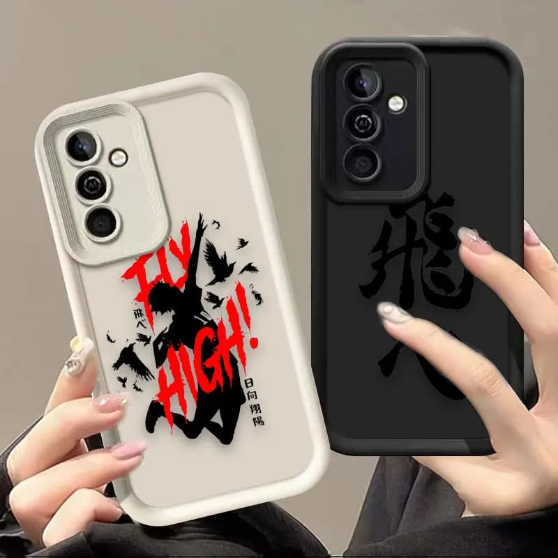 Custom Cover with Photo by Haikyuu for Samsung Galaxy S26 S25 S24 S23 S22 S21 FE S20 ULTRA PLUS
