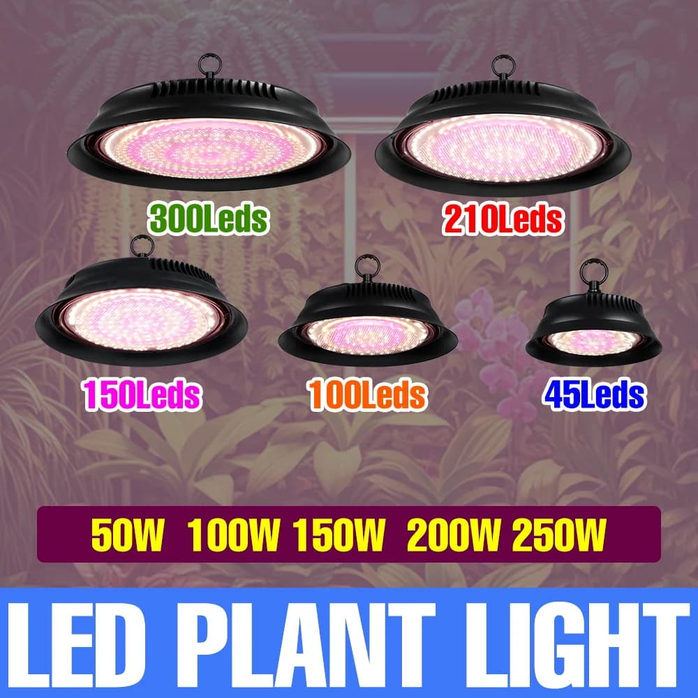 250W Full Spectrum Grow Light LED Plant Cultivation Lamp Greenhouse Tent Hydroponics Flowers Seedings Fruit Vegs Fill Lighting