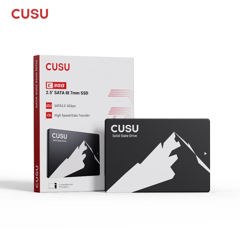 CUSU SSD SATA SSD 256GB 1TB SATA3 2.5 Hard Drive Solid State Disk C300 for Laptop Desktop PC