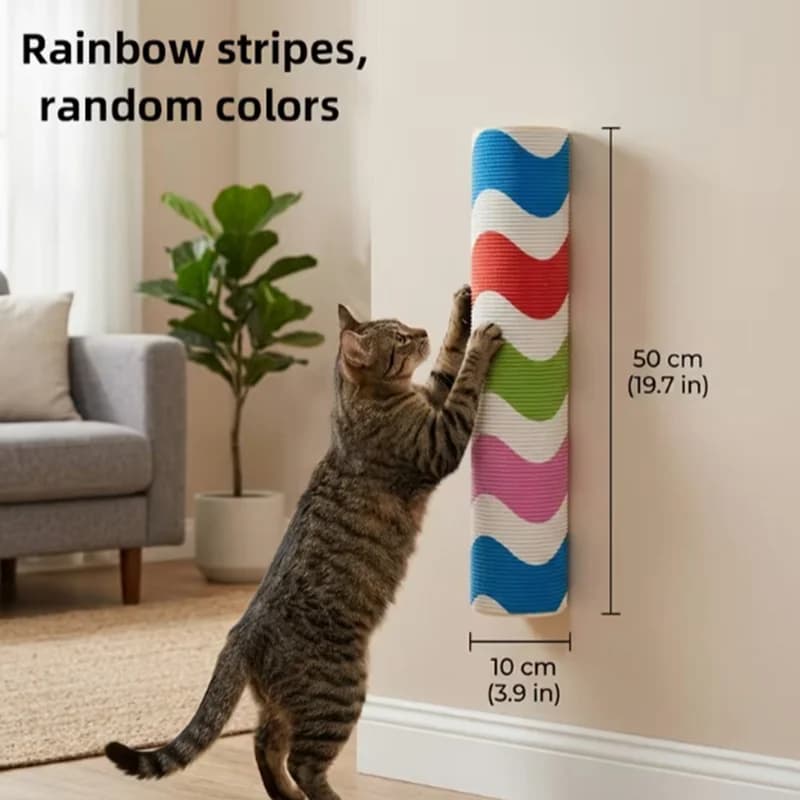 High-Adhesion Cat Scratching Post For Pet Toy Indoor Claw Sharpening Scratching Board Furniture Protection Wear Resistant New