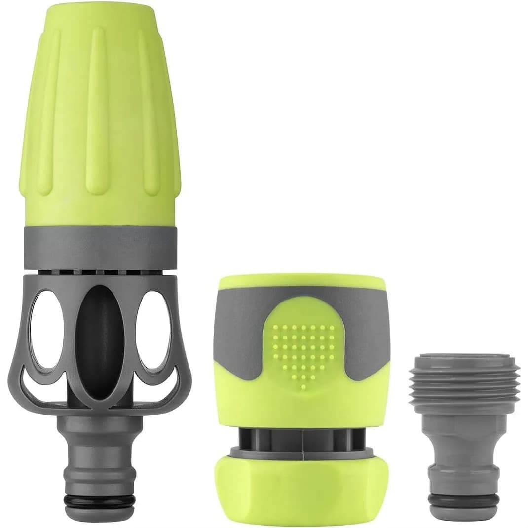 Kit di ugelli per tubo da giardino, set da 3 pezzi con design flessibile per un facile irrigaggio e un utilizzo duraturo