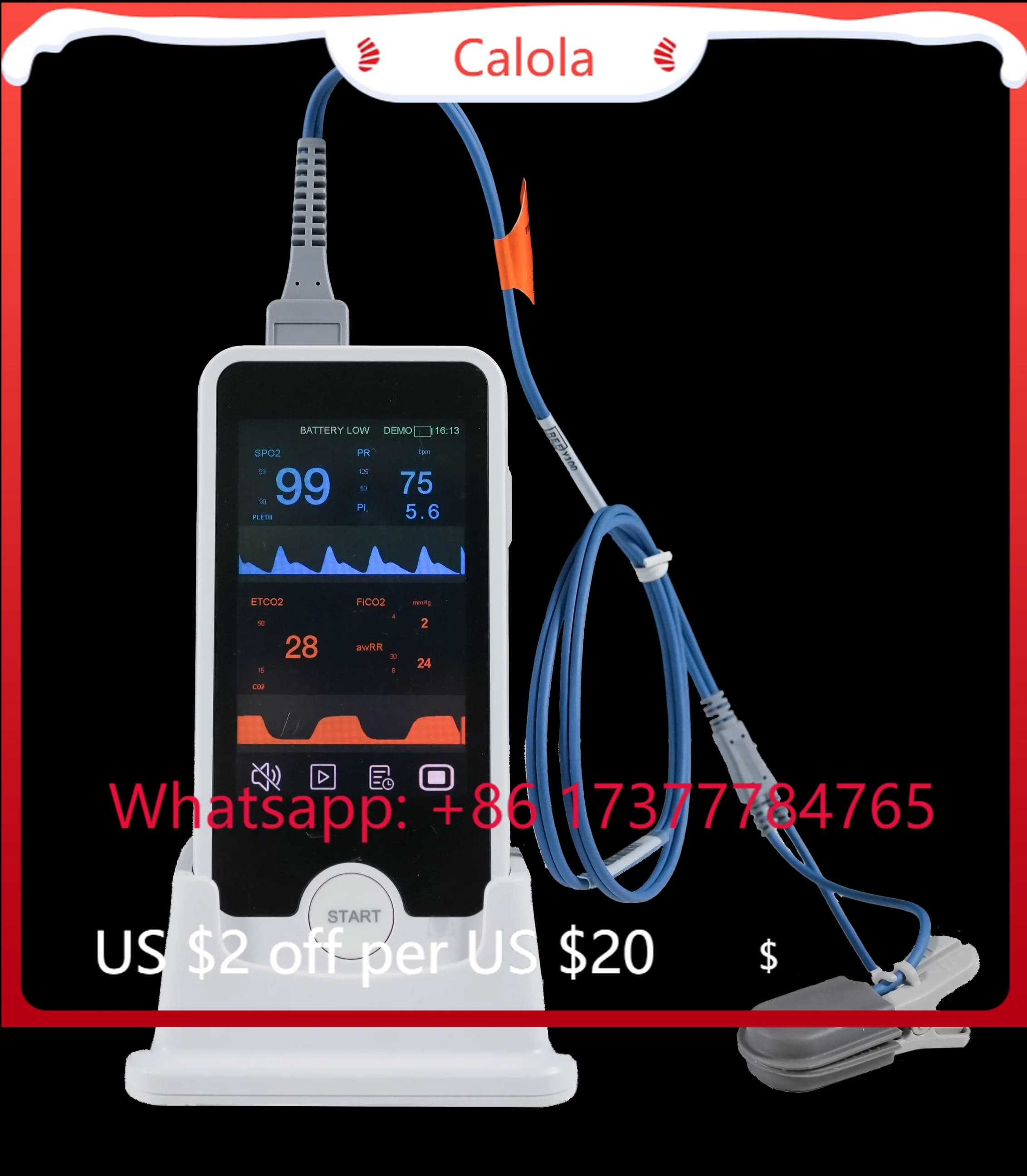 QD-VE4C Handheld Veterinary ing Devices Vet Pulse Oximeter SP02+NIBP+PR